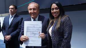 Rodolfo Hernández y Marelen Castillo, su fórmula vicepresidencial.