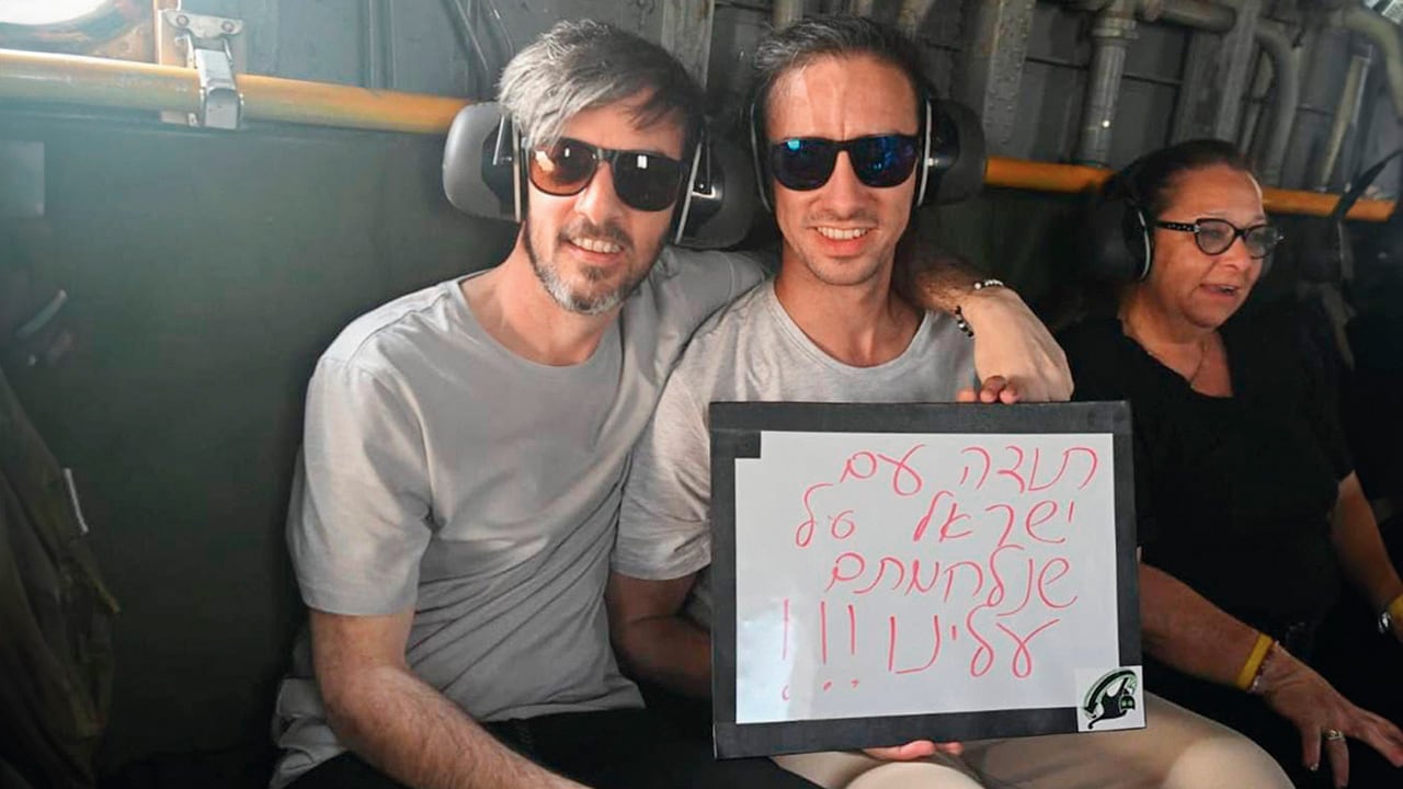 David y Ariel fueron secuestrados por Hamás durante 718 días.