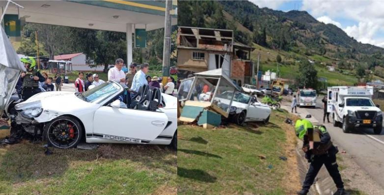 El choque dejó una persona herida