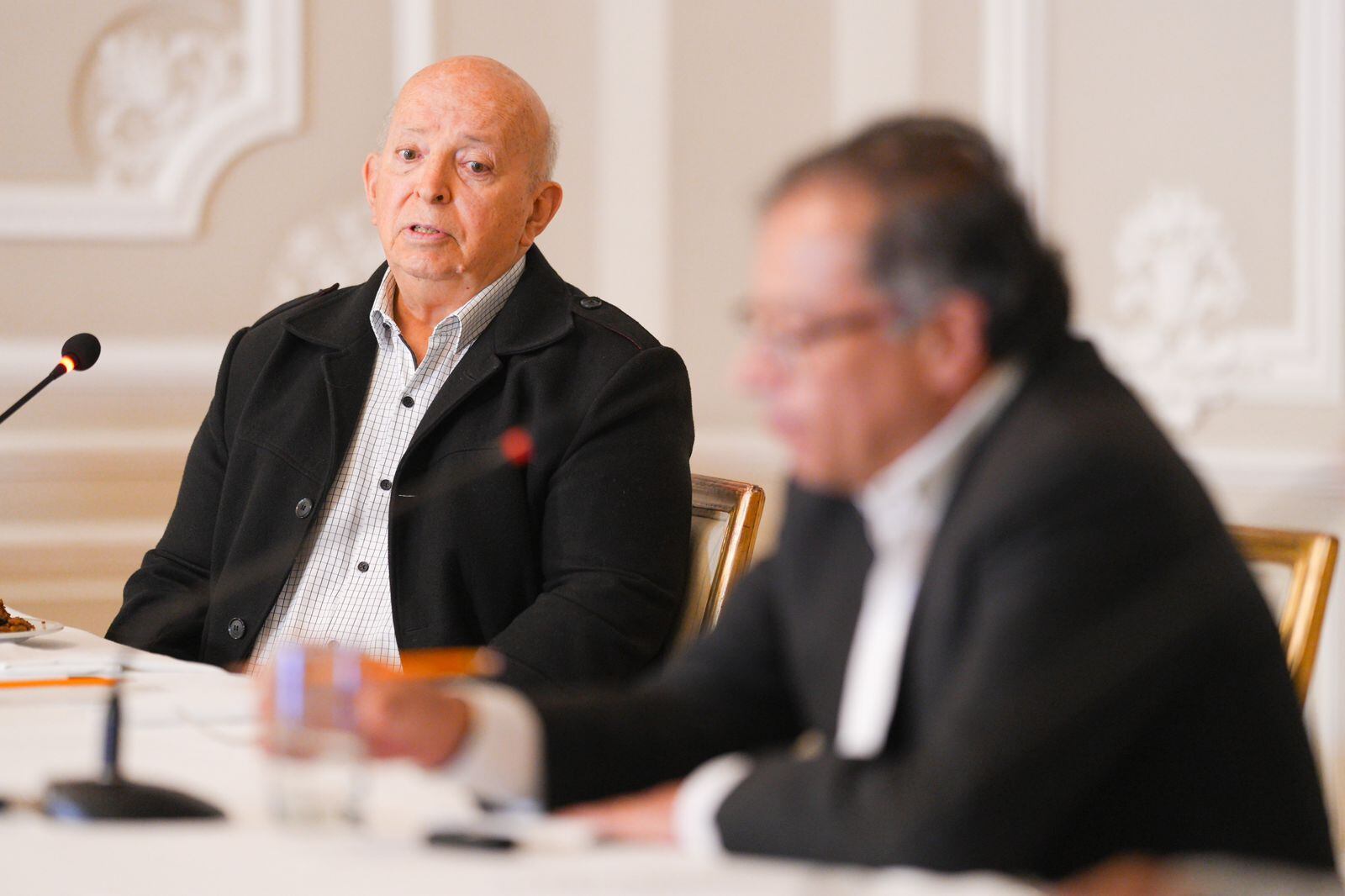 Presidente Petro en la reunión con el equipo negociador de paz con el ELN