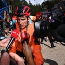 Geraint Thomas se disculpó con sus compañeros.