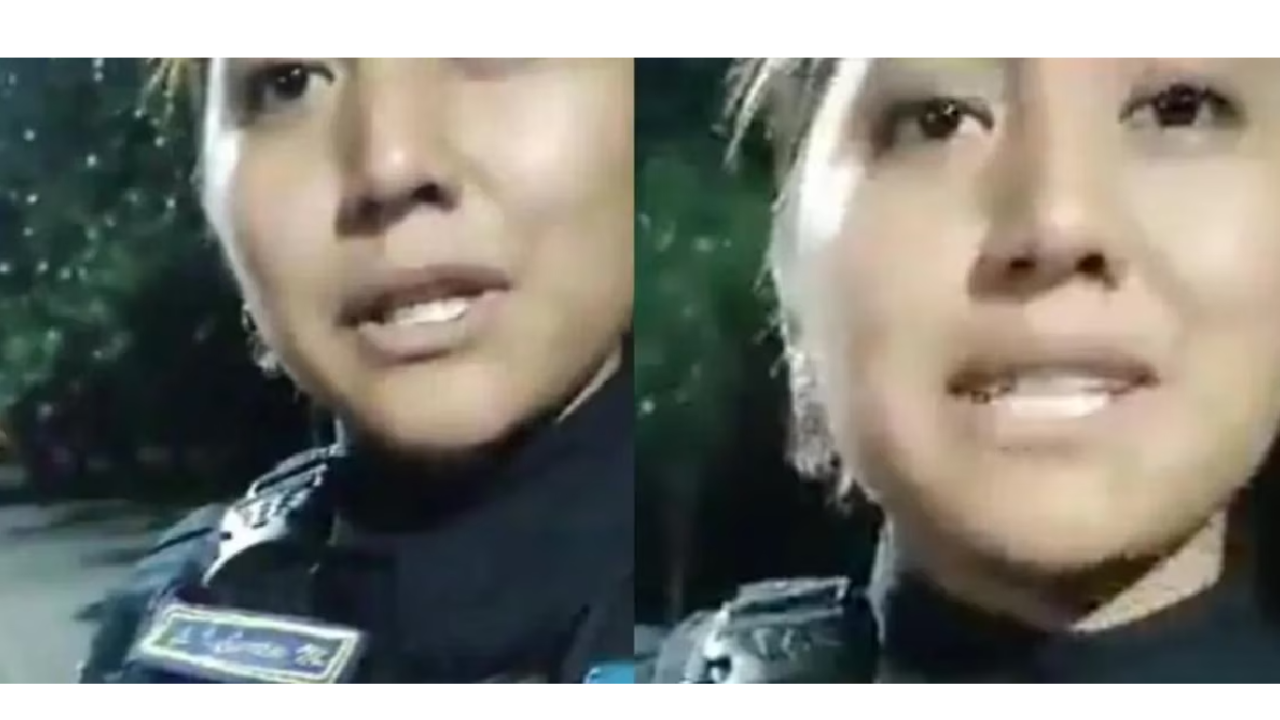 Captura de pantalla de la policía en estado de embriaguez.