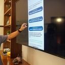 El alcalde Jaime Pumarejo, durante la presentación de la plataforma.