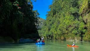 Cañón del Güejar, conocido como el 'Tailandia colombiano' en el Meta.