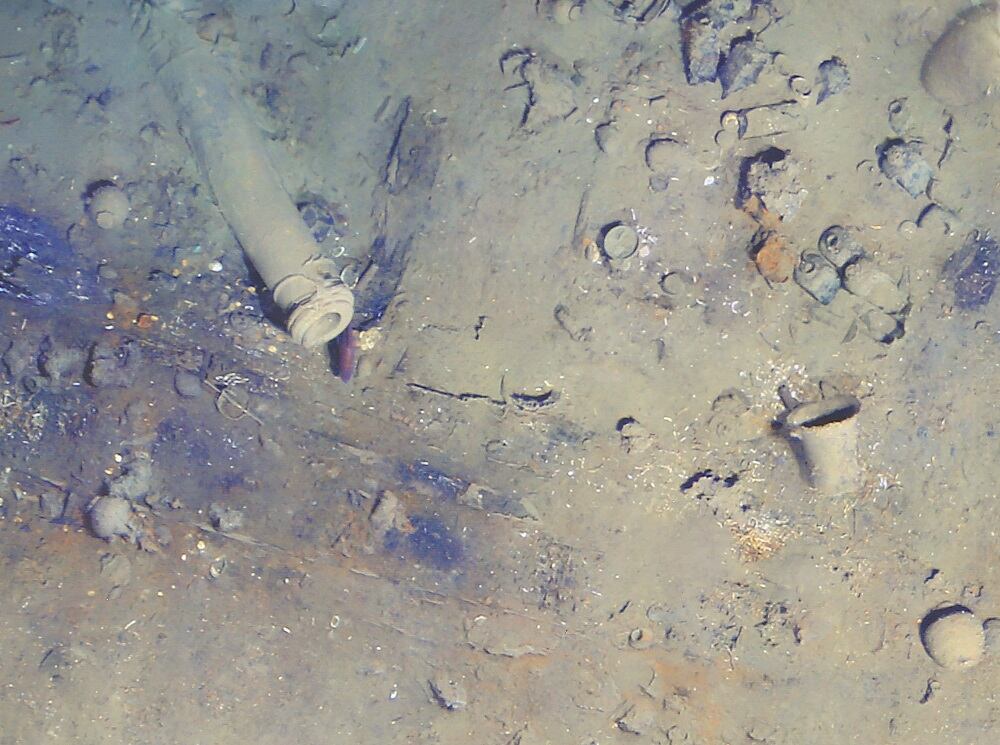 Restos del Galeón San José.