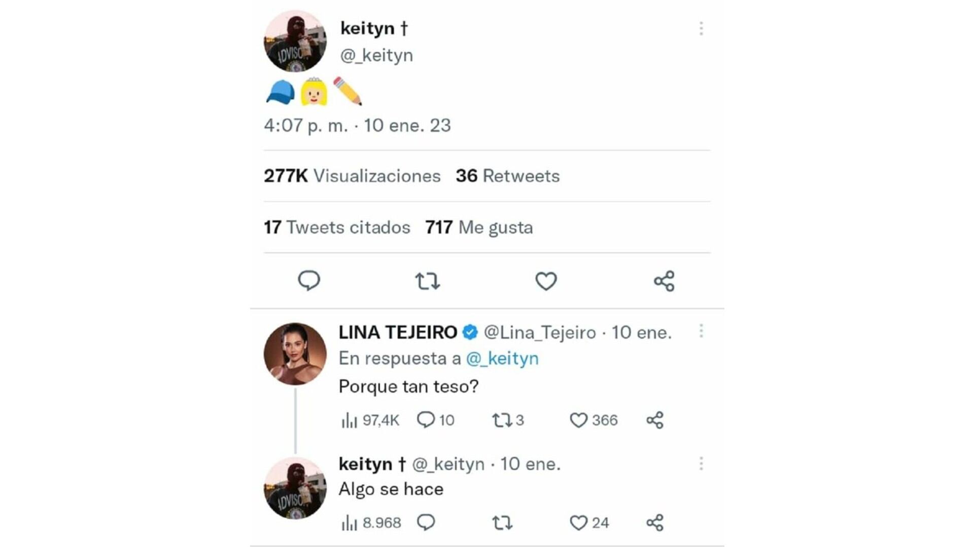 Publicación de Twitter