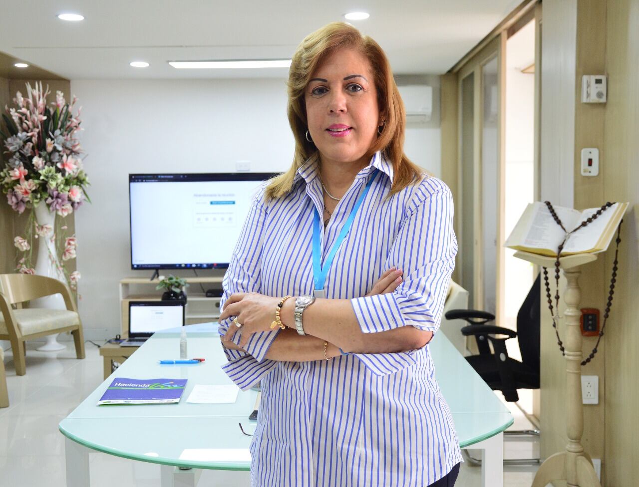 La gobernadora del Valle del Cauca, Clara Luz Roldán, dialogó con El País en exclusiva