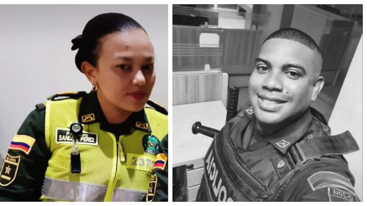 Policías asesinados en San Andrés.