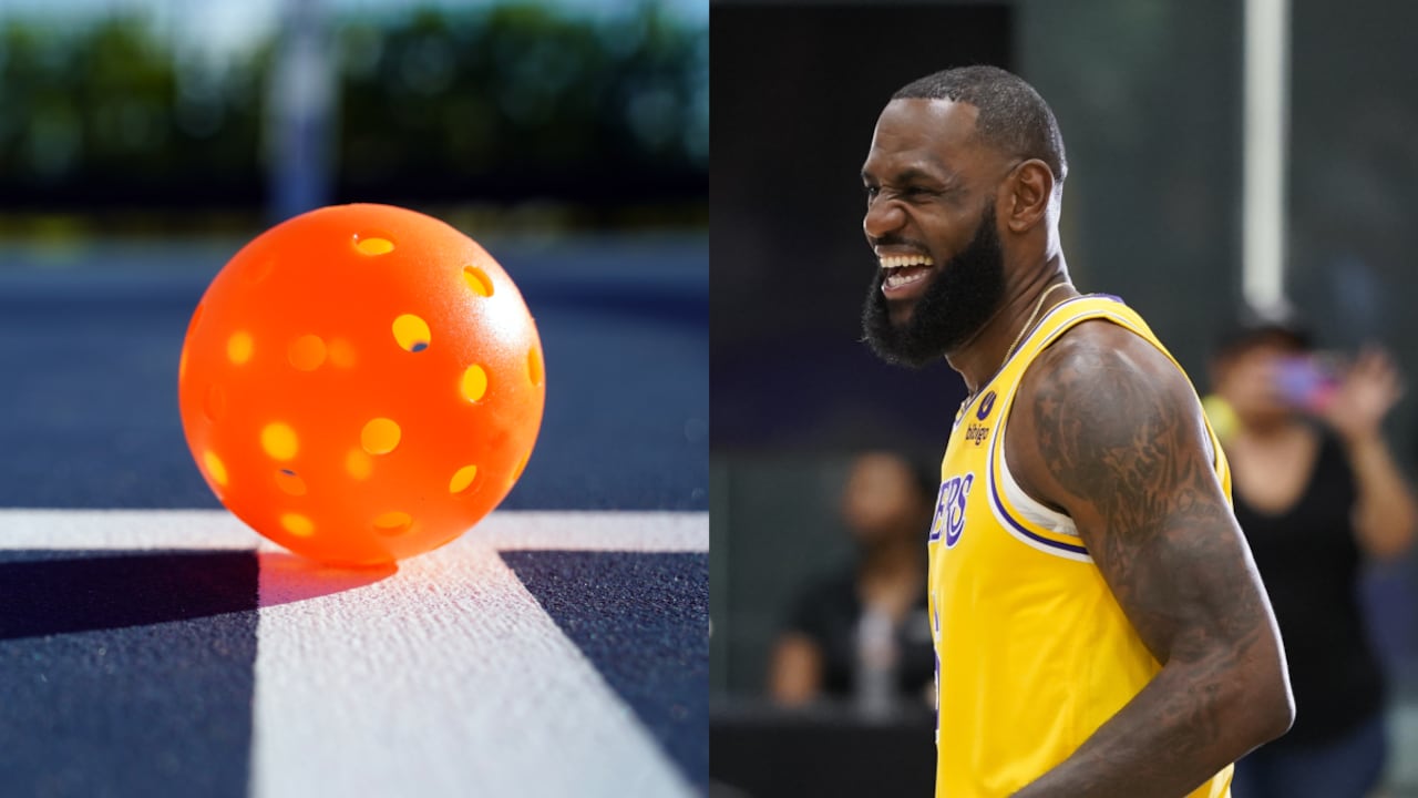 Pickleball, LeBron James. Foto: Getty Images//AP/Jae C. Hong