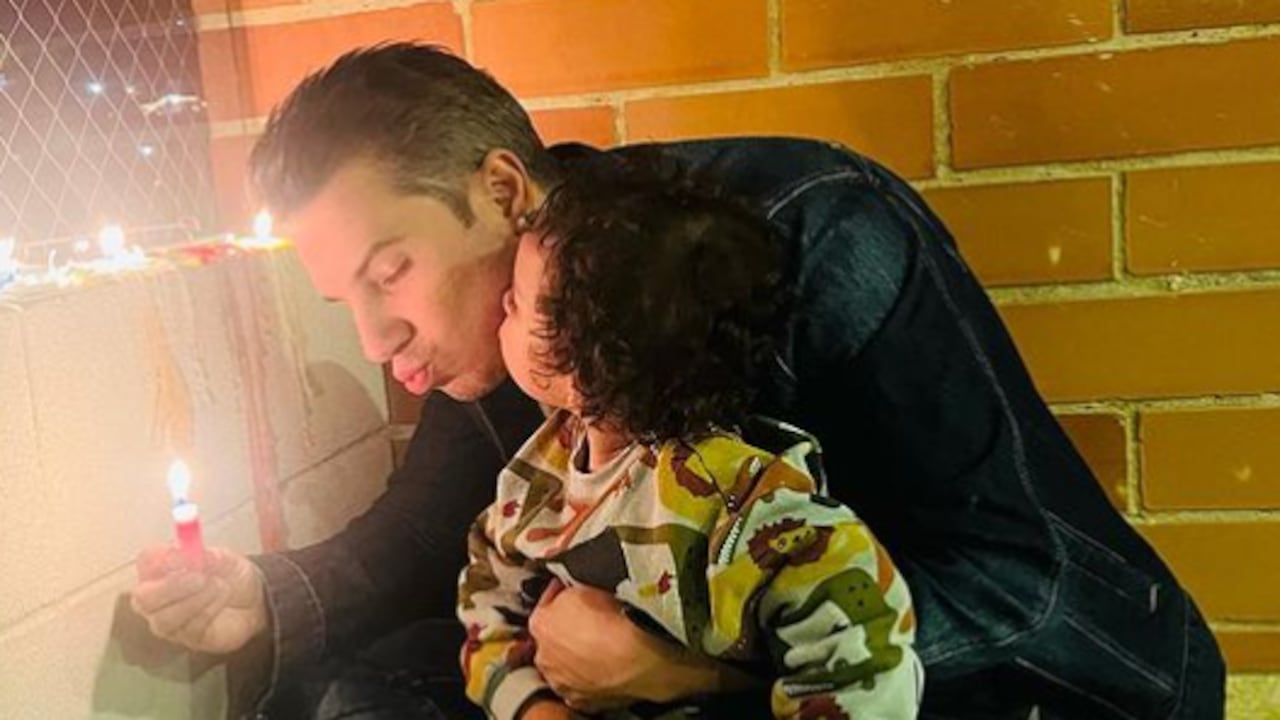 Máximo, el hijo mayor de Luisa Fernanda W y Pipe Bueno, nació en 2020.