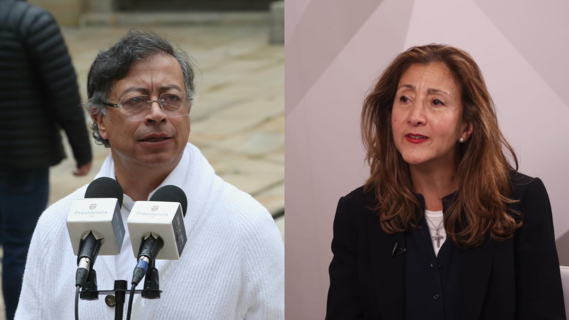Gustavo Petro e Ingrid Betancourt.