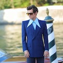 VENICE, ITALY - SEPTEMBER 05: Harry Styles is seen during the 79th Venice International Film Festival on September 05, 2022 in Venice, Italy. (Photo by Jacopo Raule/Getty Images)