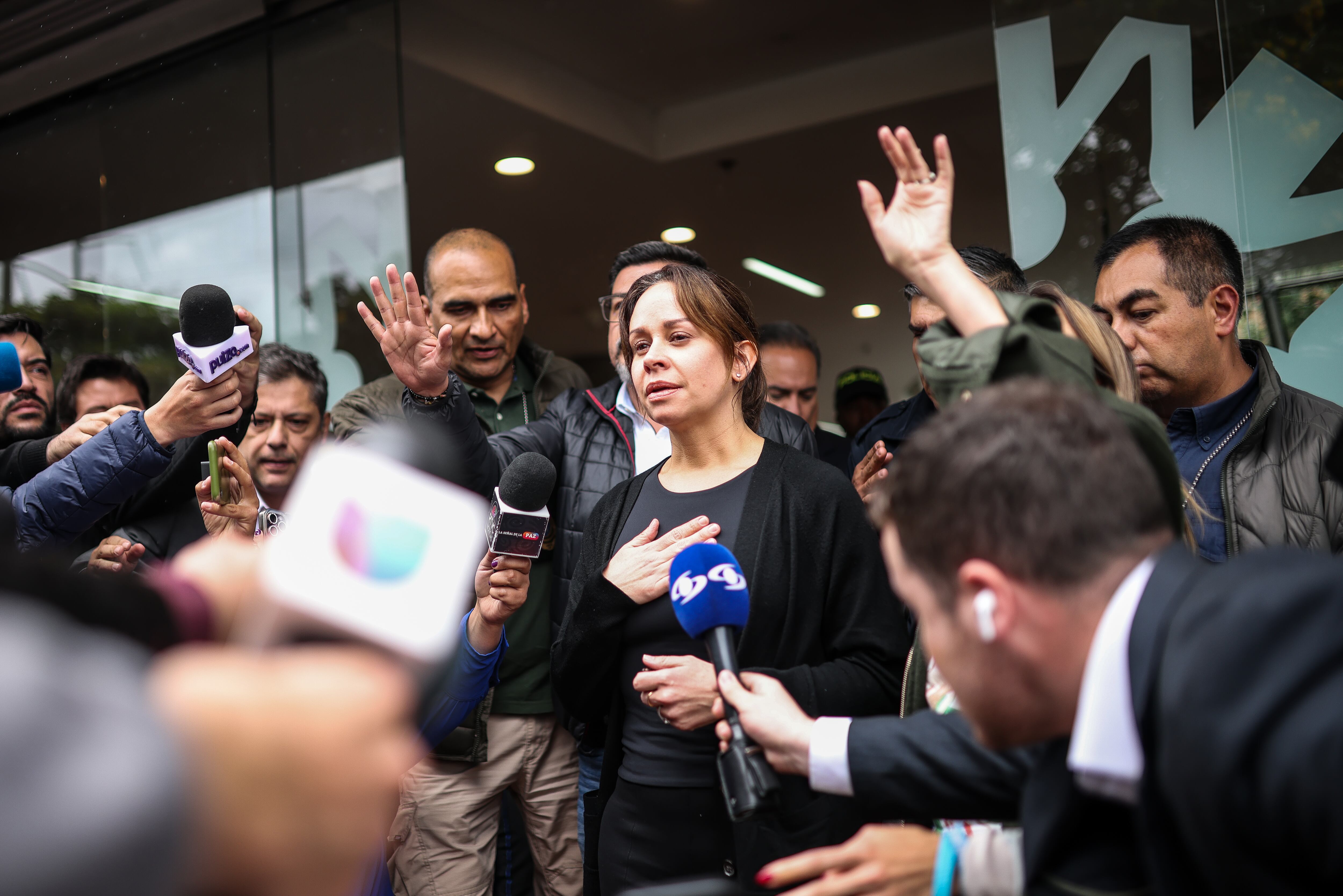 María Claudia Tarazona, esposa de Miguel Uribe Turbay