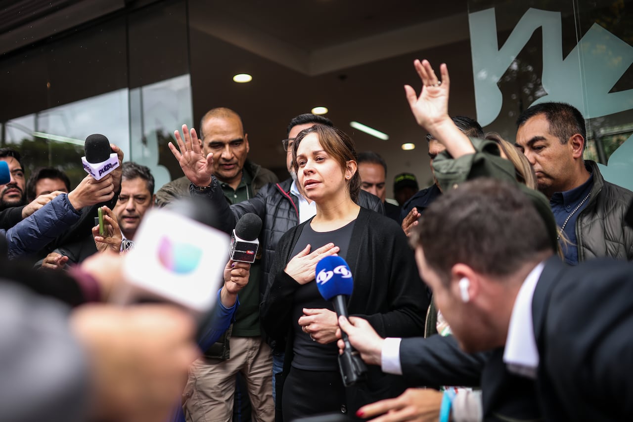 María Claudia Tarazona, esposa de Miguel Uribe Turbay