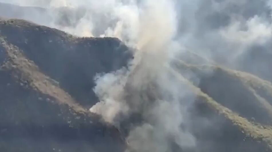 Incendio en Colombia este 16 de septiembre.
