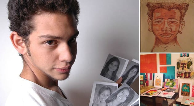 Israel Hernández y algunas de sus obras