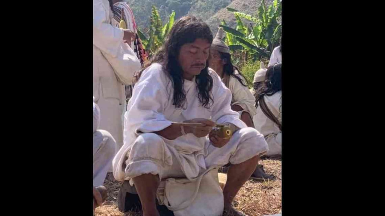 La Sierra está de luto: fallece por la covid-19 el cabildo gobernador kogui José de los Santos Sauna. Foto: Onic