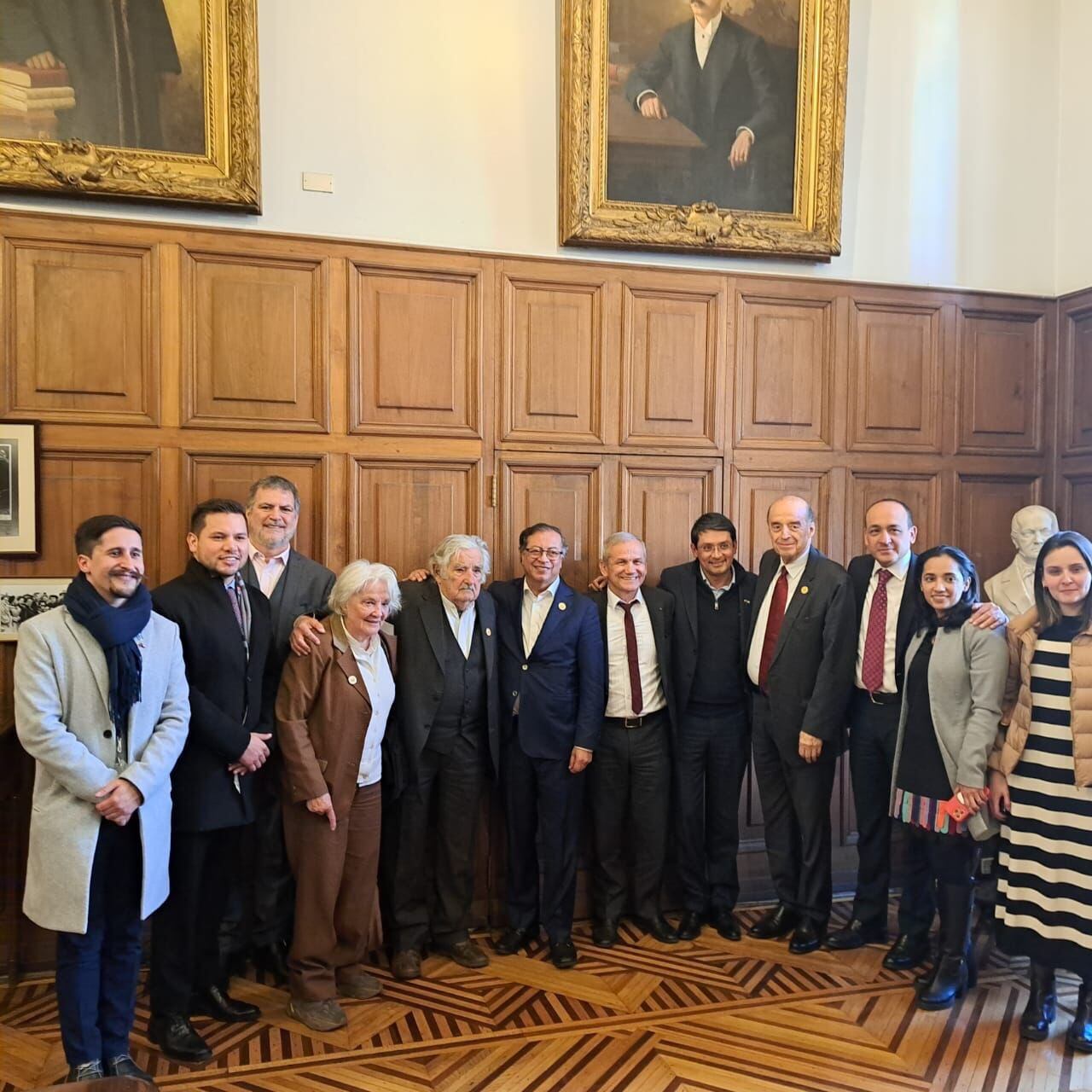 Andrés Calle Aguas en la comitiva de Colombia en Chile