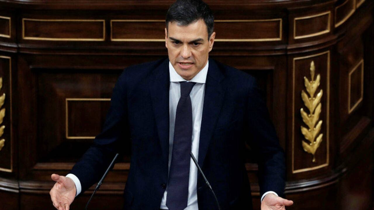 Pedro Sánchez; el presidente español en funciones.