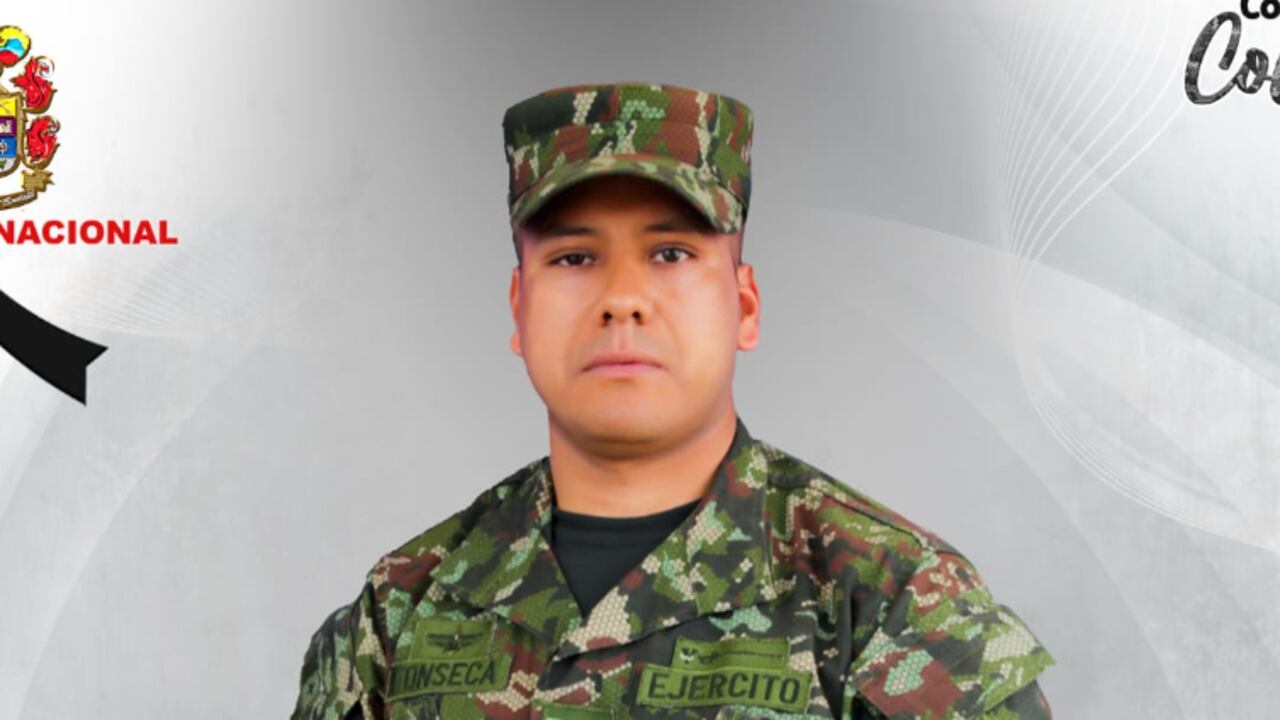 Pedro Fonseca Rojas, el militar fallecido en El Plateado.