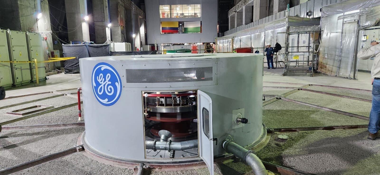 Turbina tres de Hidroituango.