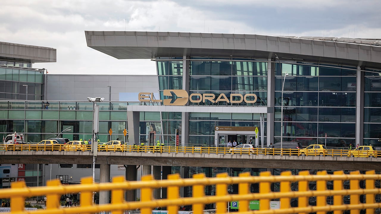 Panorámica del Aeropuerto Internacional El Dorado.