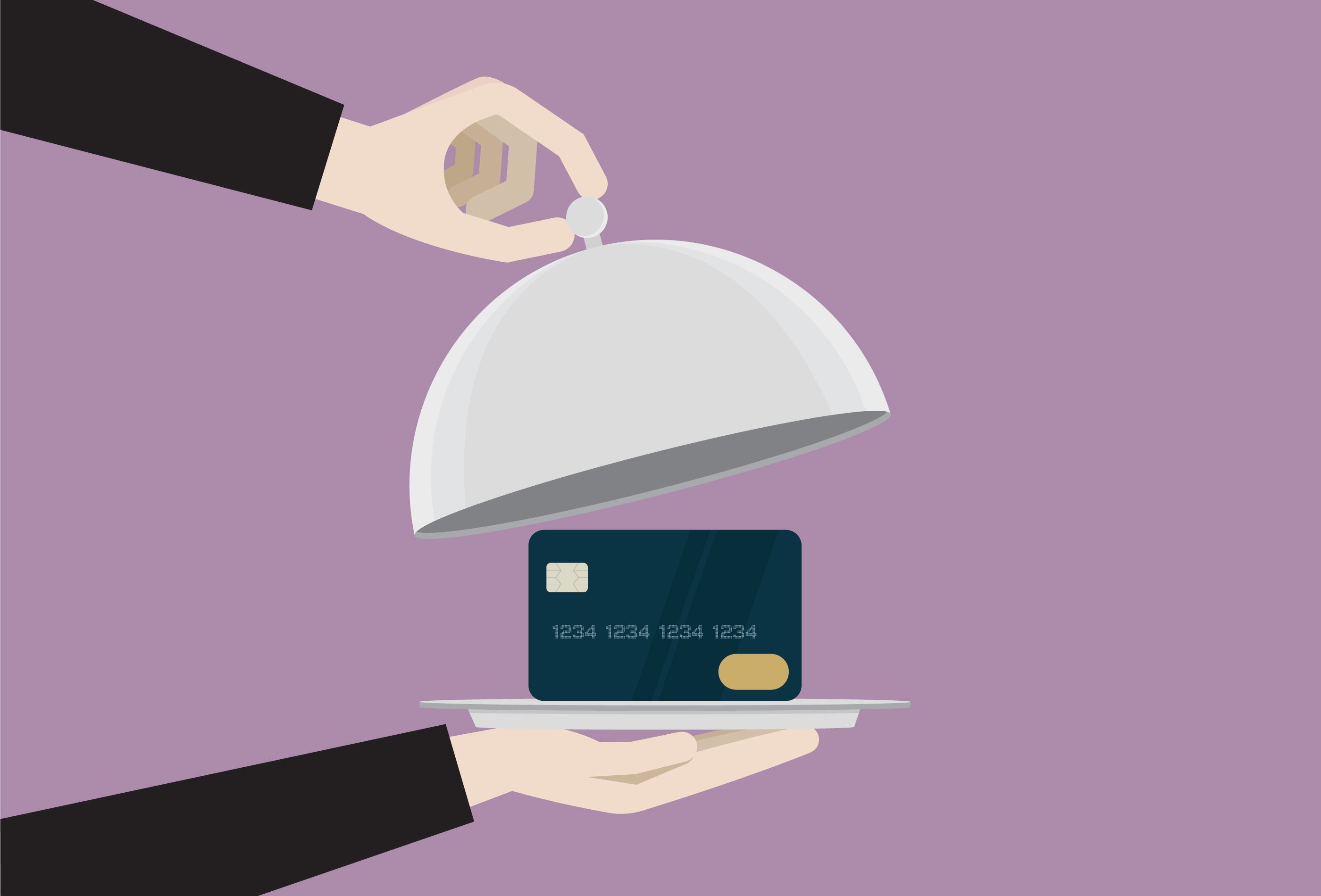 La idea de las tarjetas de crédito nació por un descuido en un restaurante.