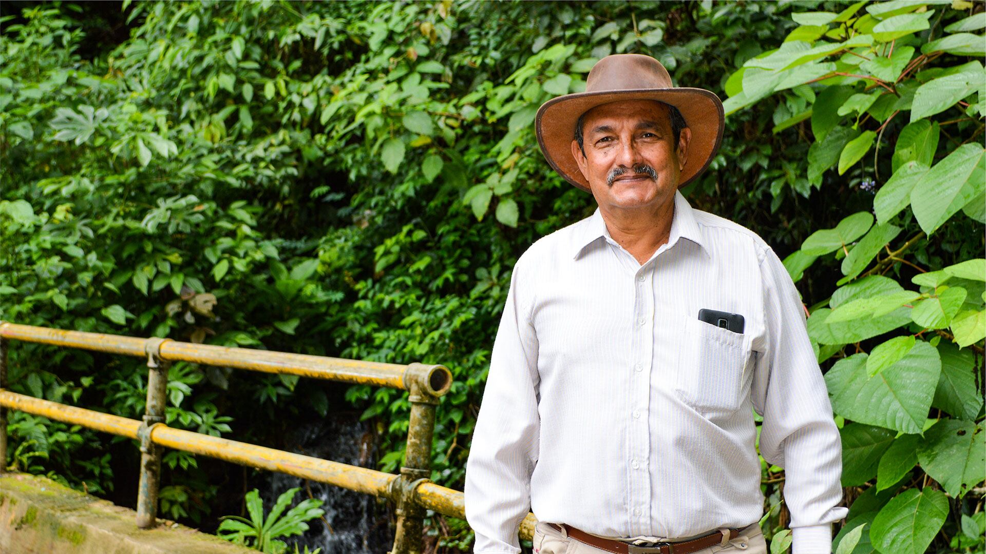 Flaminio Castellanos, líder cafetero campesino.