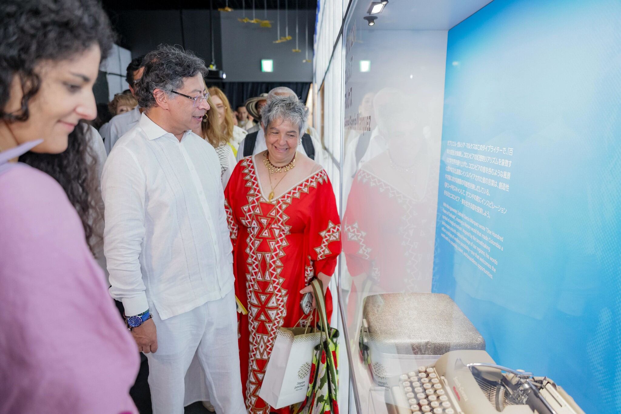 El presidente, Gustavo Petro, durante su gira en Japón