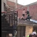 El supuesto ladrón fue golpeado en el tejado de una vivienda del barrio Floralia.