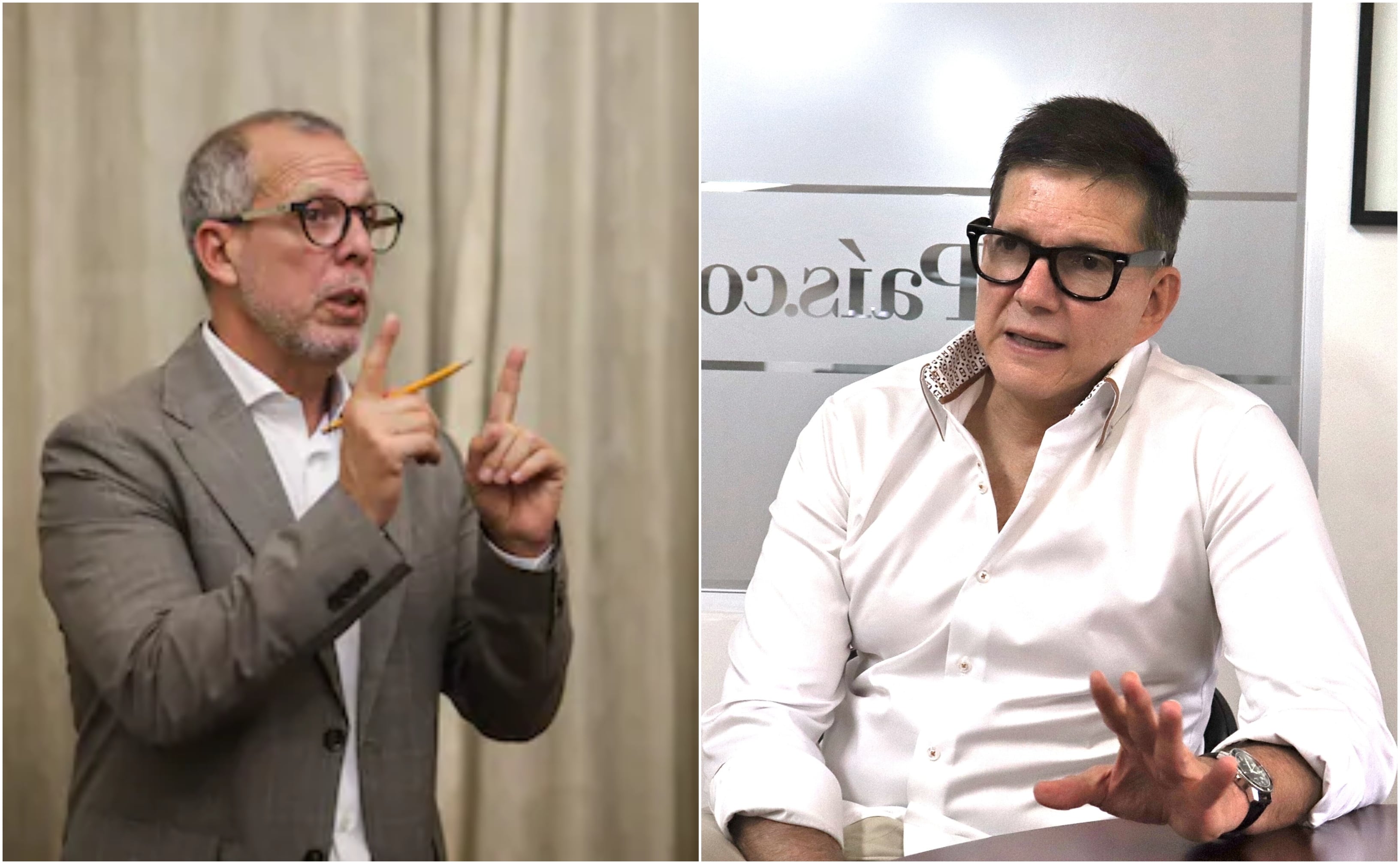 Alfredo Saade y Wilson Ruiz