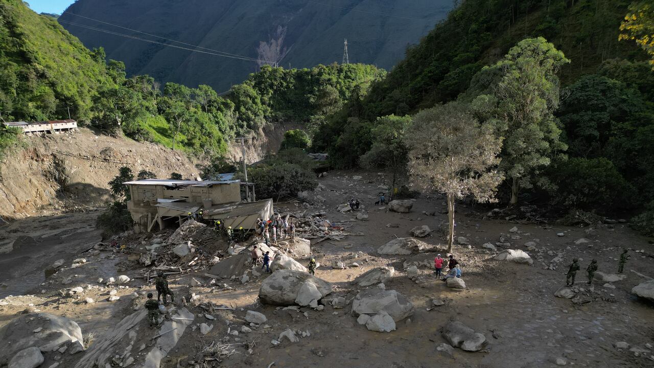 Avalancha en Quetame, Cundinamarca