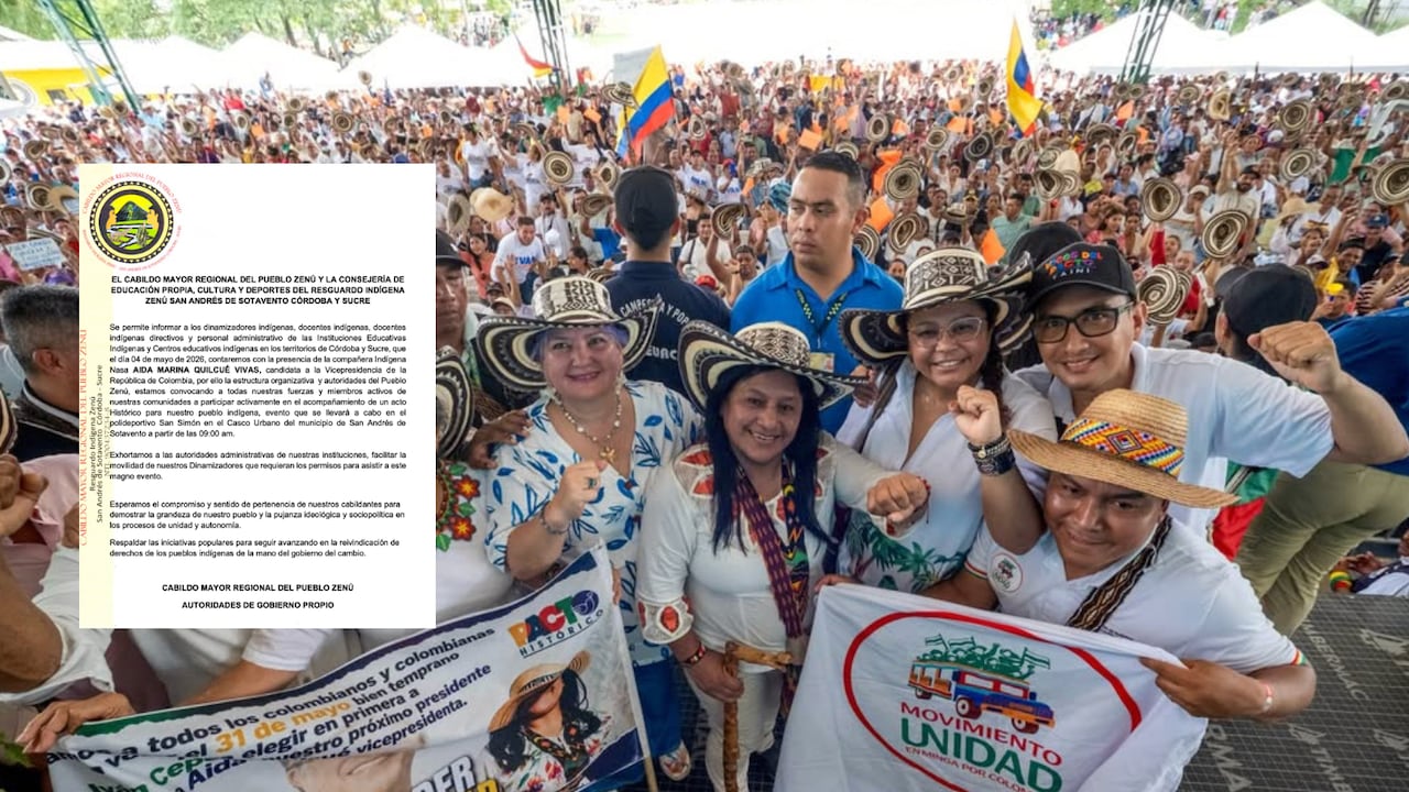 Denuncian presión a docentes para llenar evento de Aida Quilcué.