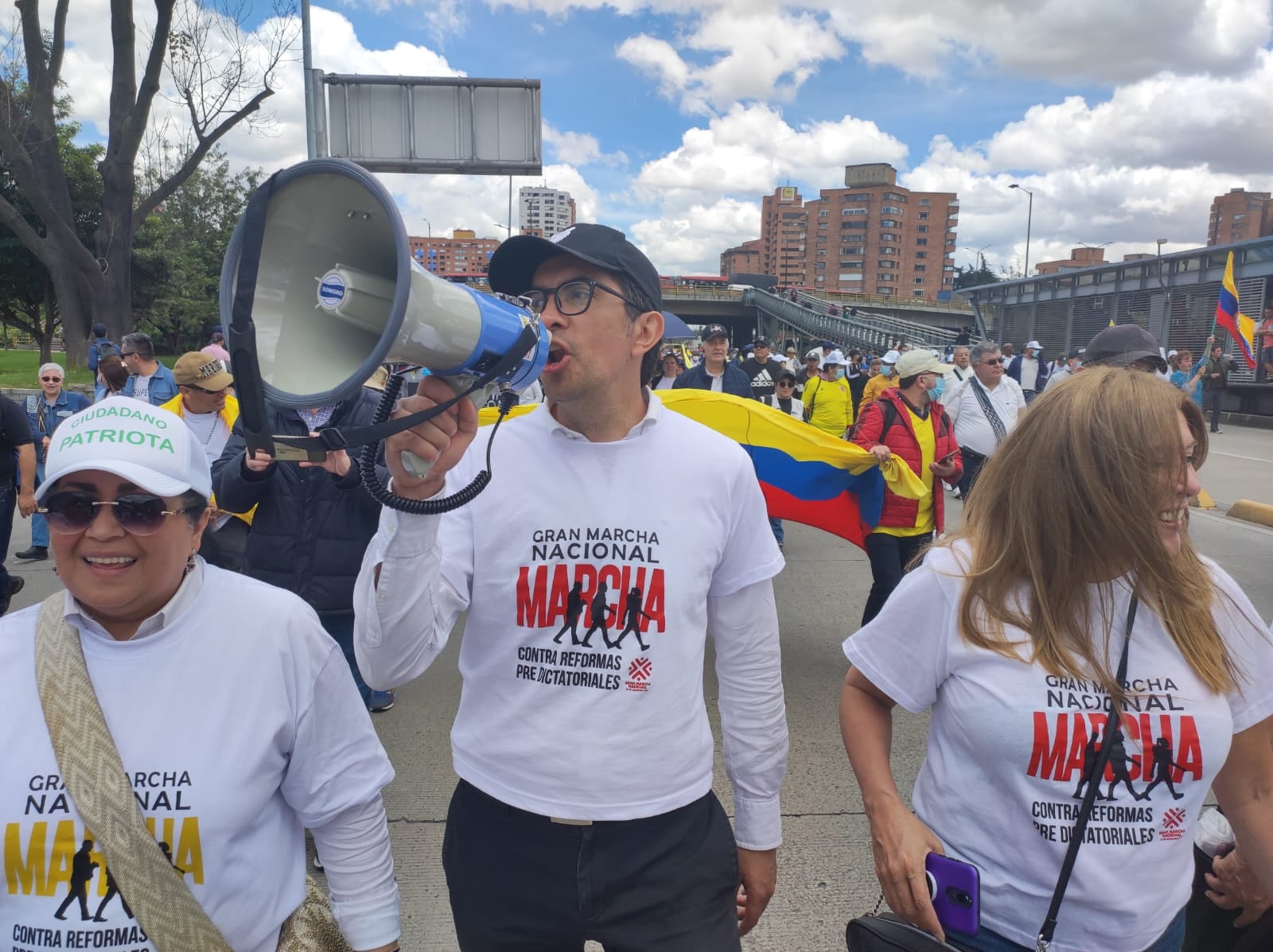 Pierre Onzaga Ramírez, uno de los promotores de las movilizaciones.