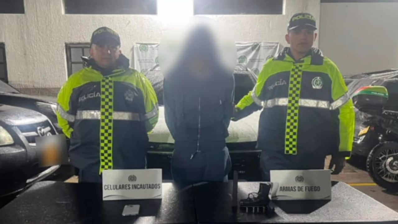 El detenido fue capturado en flagrancia.