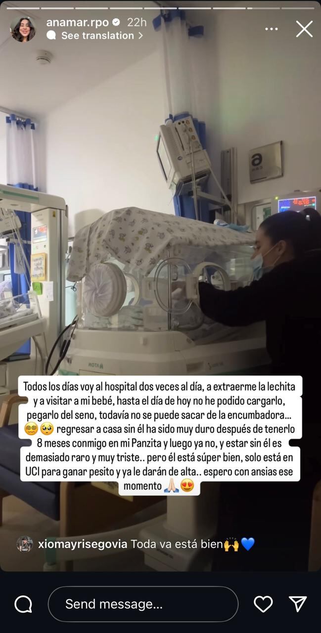 Anamar, exparticipante del 'Desafío XX', contó la situación de su bebé en este momento.