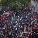 Protest against Chile's government in Santiago, Chile, November 4, 2019 (Photo by Jeremias Gonzalez/NurPhoto via Getty Images)
