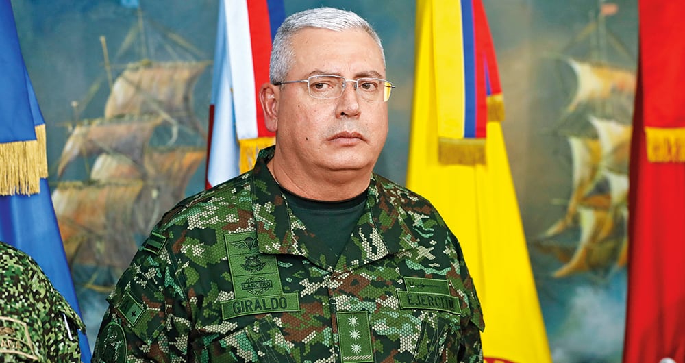 general Helder FernÁn Giraldo Comandante de las Fuerzas Militares