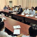 Mesa de negociación entre el Gobierno y las FARC en La Habana, Cuba.