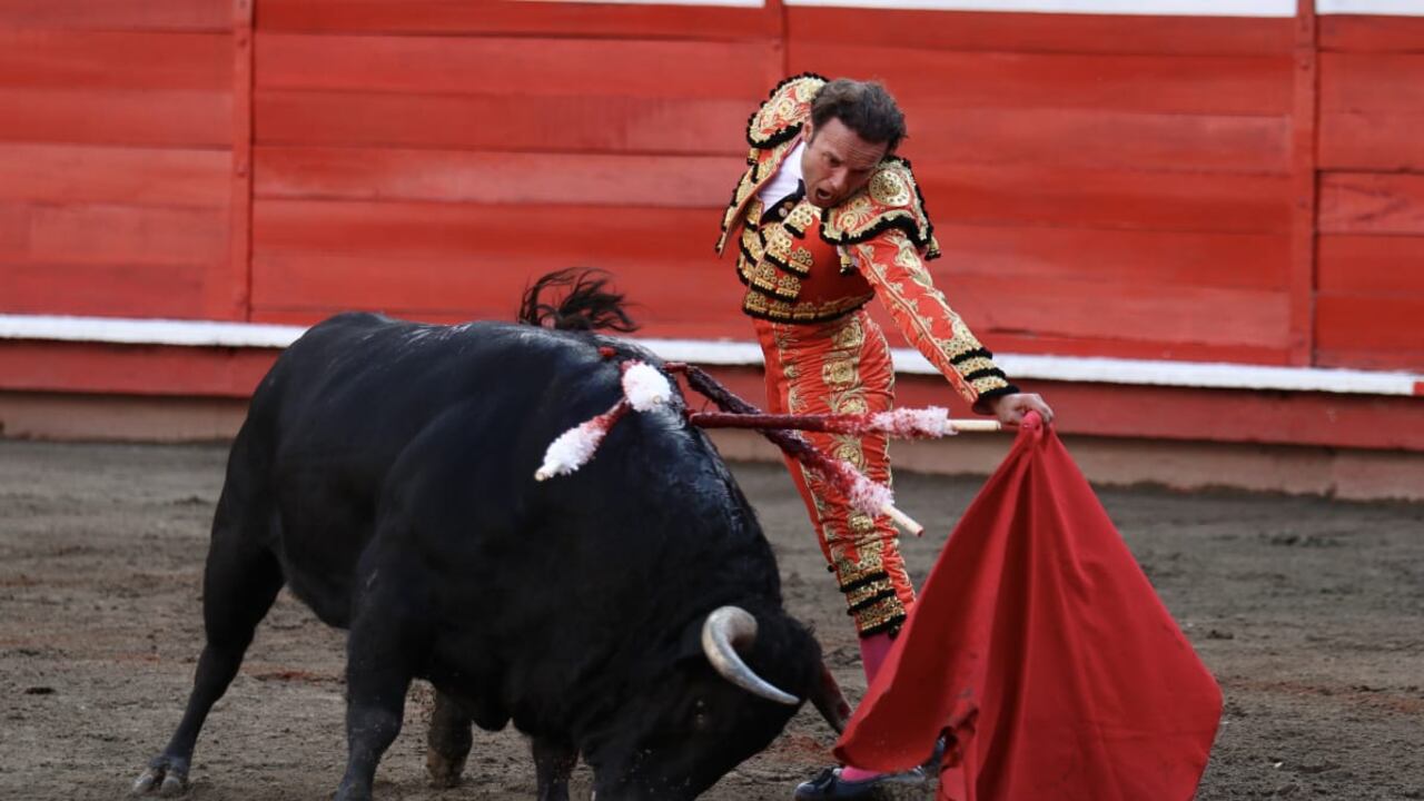 Antonio Ferrera, torero español, demostró toda su experiencia y poder ante los toros de Juan Bernardo Caicedo.