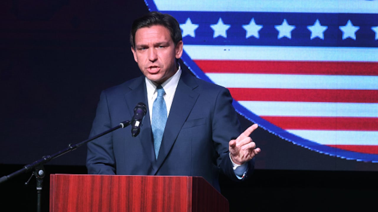 El gobernador de Florida, Ron DeSantis.