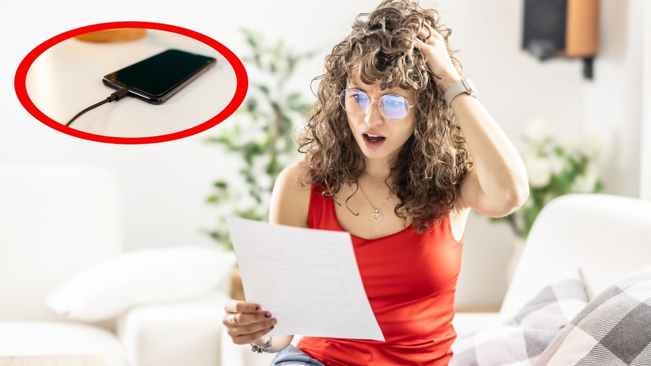 Este hábito al cargar el celular podría costarle un incremento en la factura de la luz