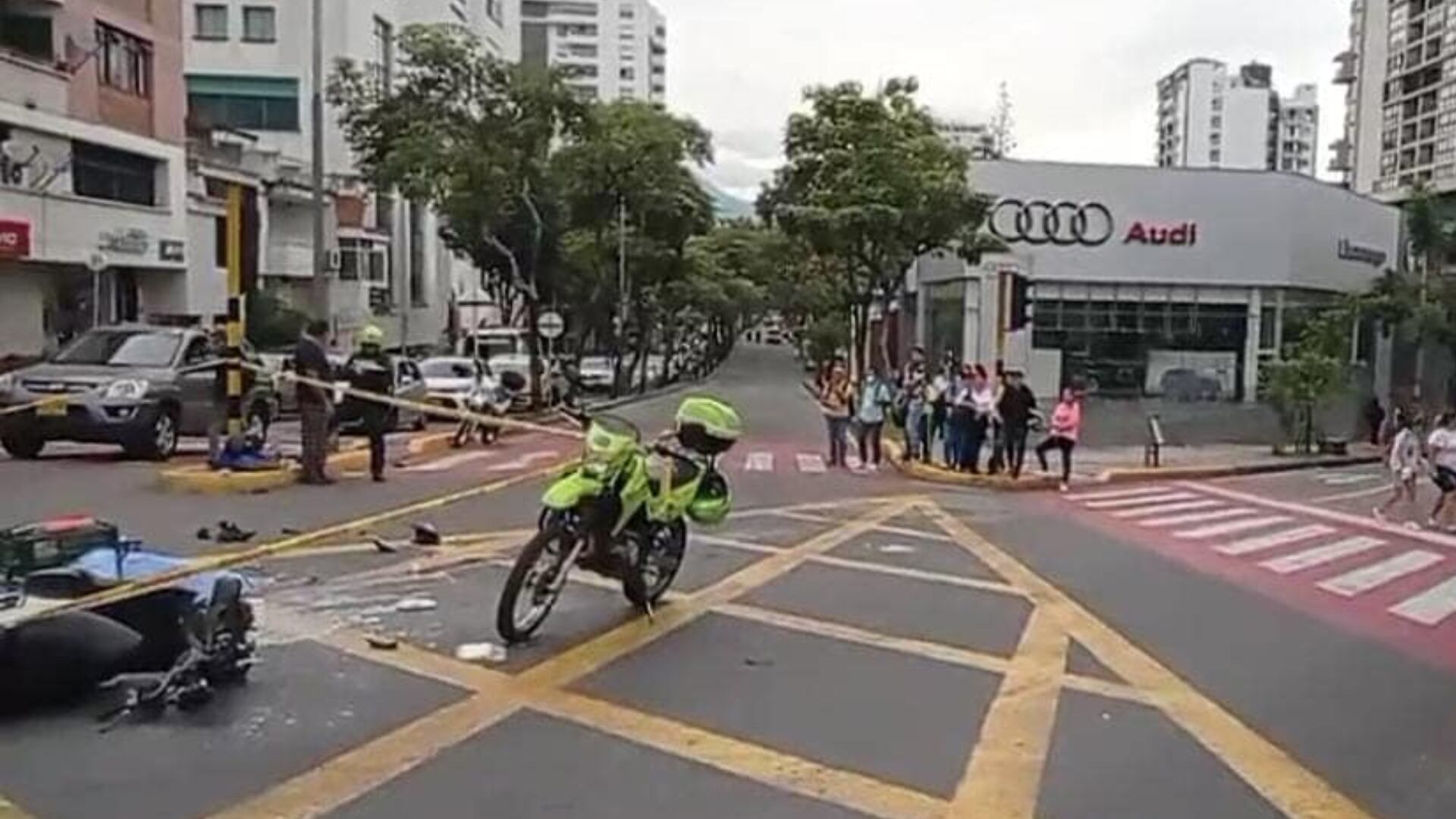 Trágico accidente en Bucaramanga este 14 de agosto.