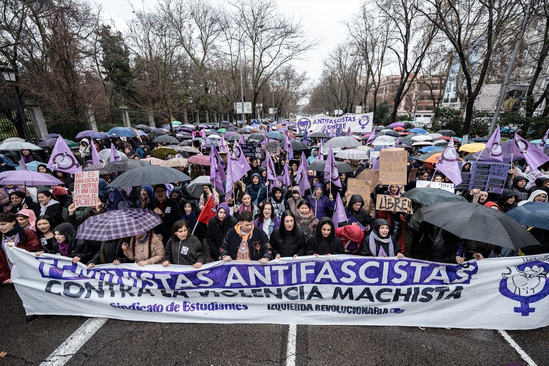 Marchas 8M en Madrid, España