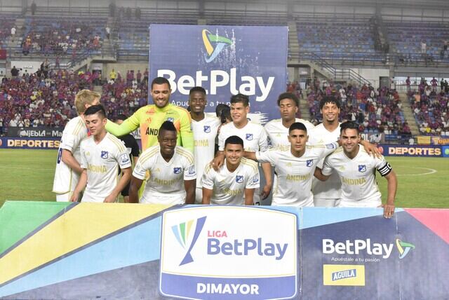 Nómina inicialista de Millonarios ante Unión Magdalena. Daniel Cataño integró el onceno.