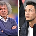 Hay cruce de declaraciones entre Alberto Gamero (izq.) y Lucas González (der.) luego del superclásico entre Nacional y Millonarios.