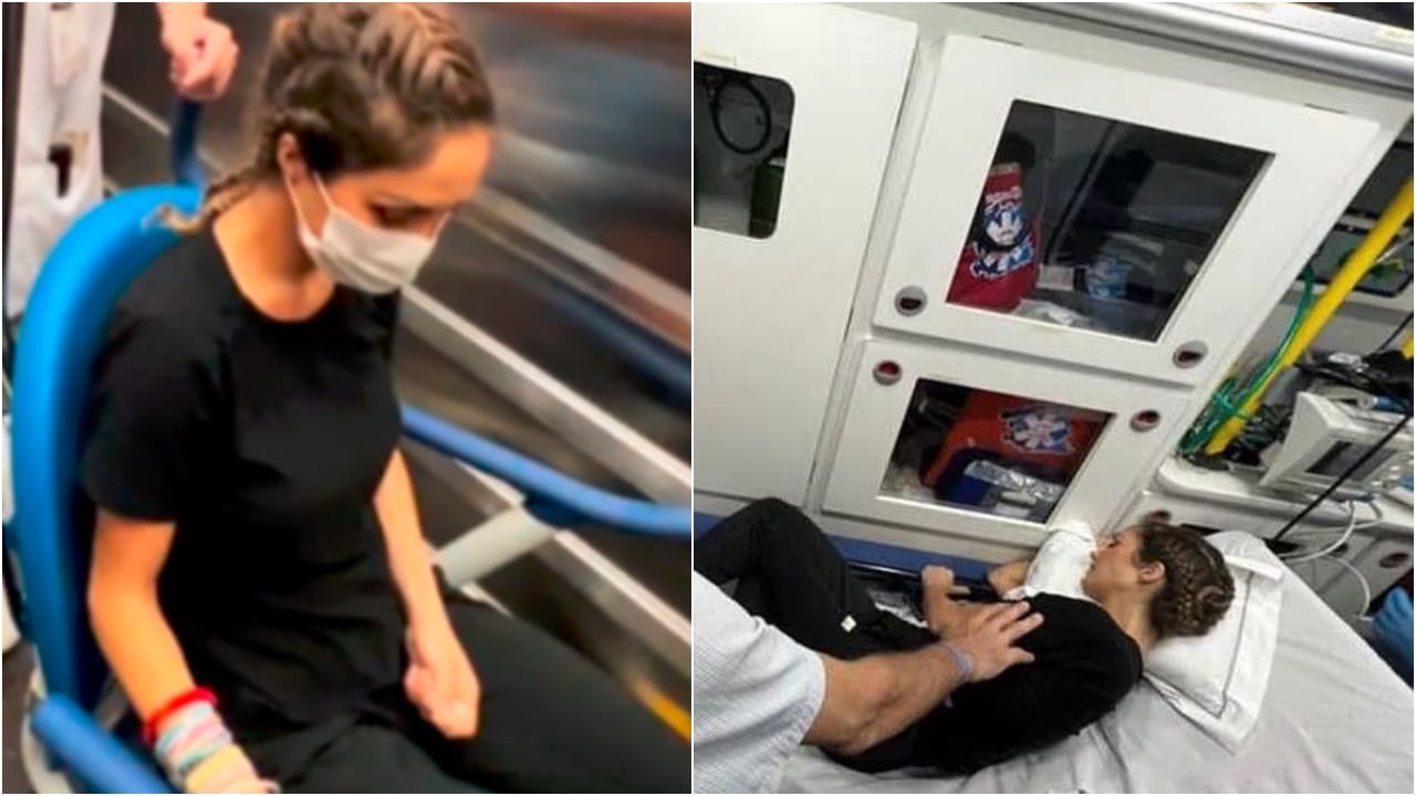 Anahí abandona concierto de RBD en Brasil en ambulancia