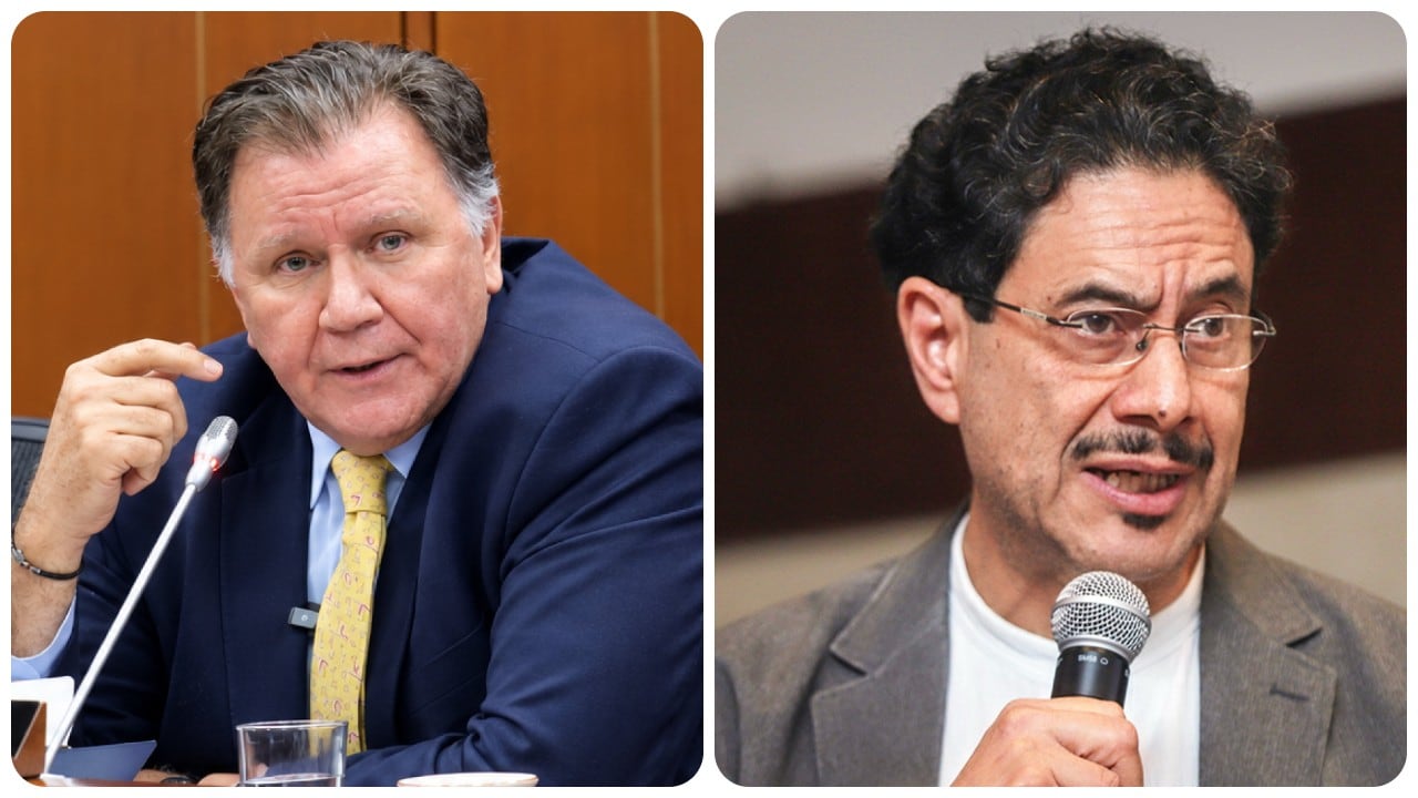 Indalecio Dangond e Iván Cepeda.