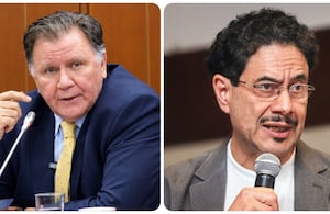 Indalecio Dangond e Iván Cepeda.