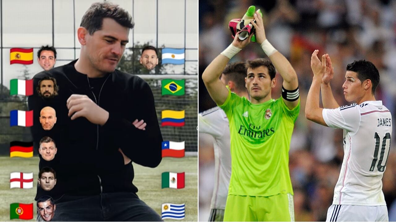 Íker Casillas no eligió a James Rodríguez a pesar de tenerlo como compañero en Real Madrid